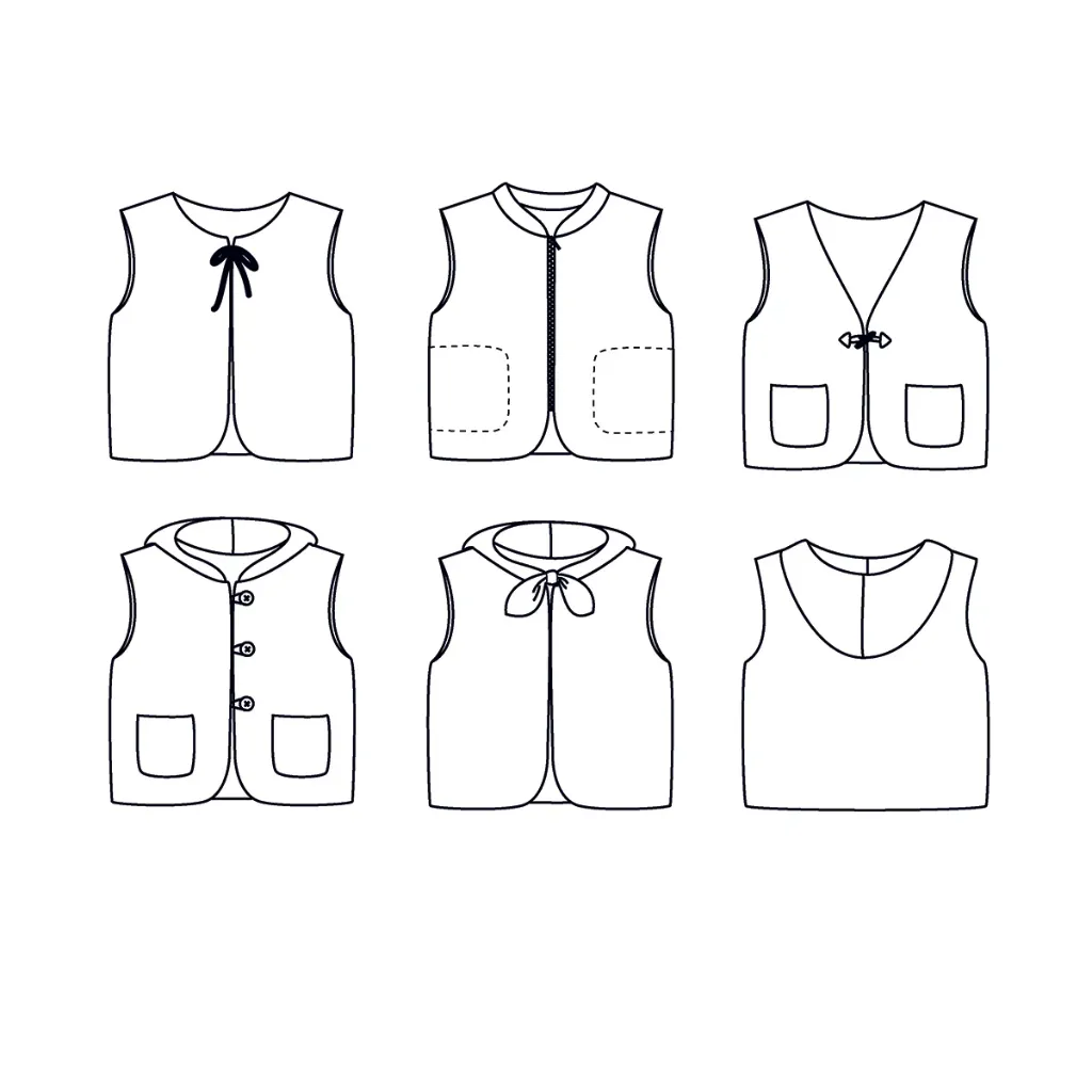 Ikatee - Patron Couture Bébé Gilet sans manches "Vienne" du 1 mois au 4 ans 14.webp