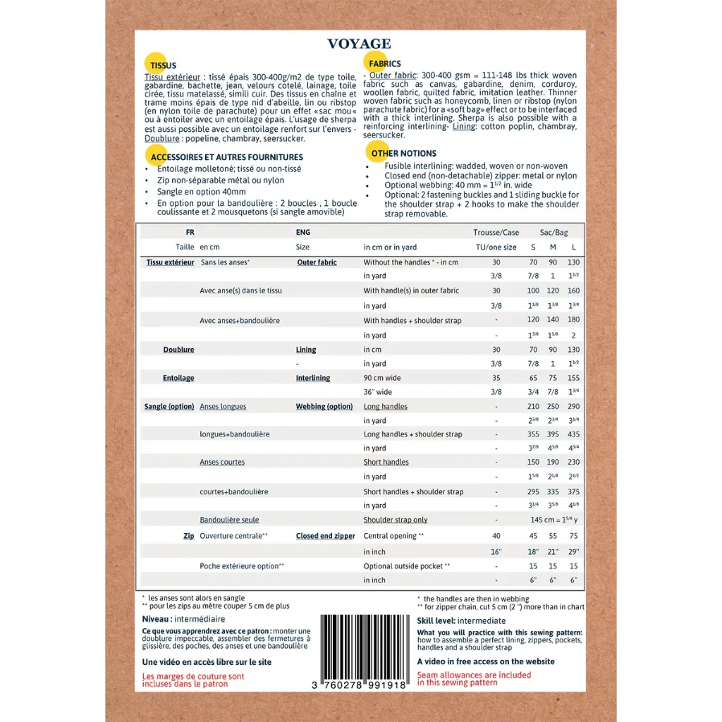 Ikatee - Patron Couture Sac et Trousse de Toilette "Voyage" 1.webp