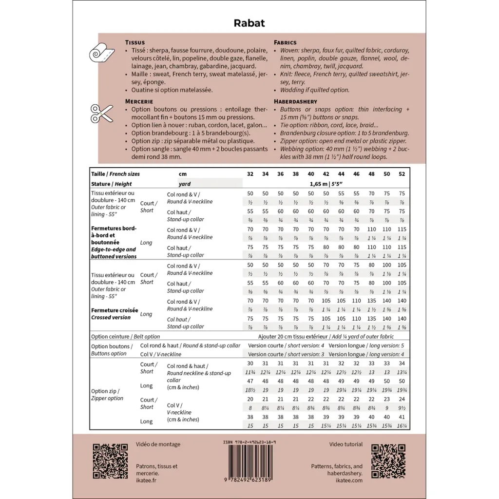 Ikatee - Patron Couture Femme Gilet sans Manche "Rabat" du 32 au 52 1.webp