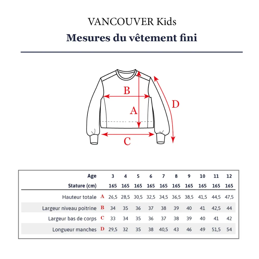 Ikatee - Patron Couture Enfant Sweat "Vancouver Kids" du 3 au 12 ans 2.webp