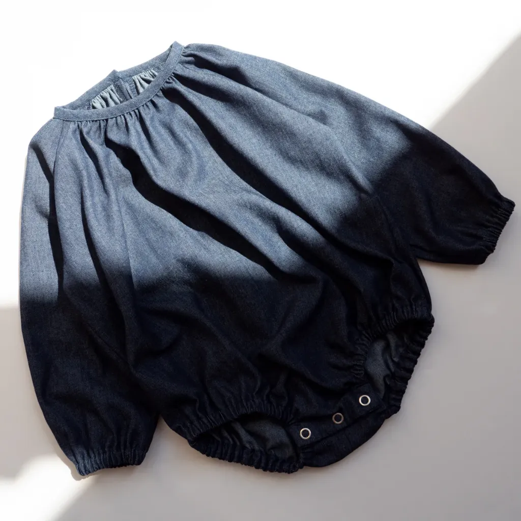 Ikatee - Patron Couture Bébé Blouse, Robe et Barboteuse "Hanoï" du 1 mois au 4 ans 3.webp