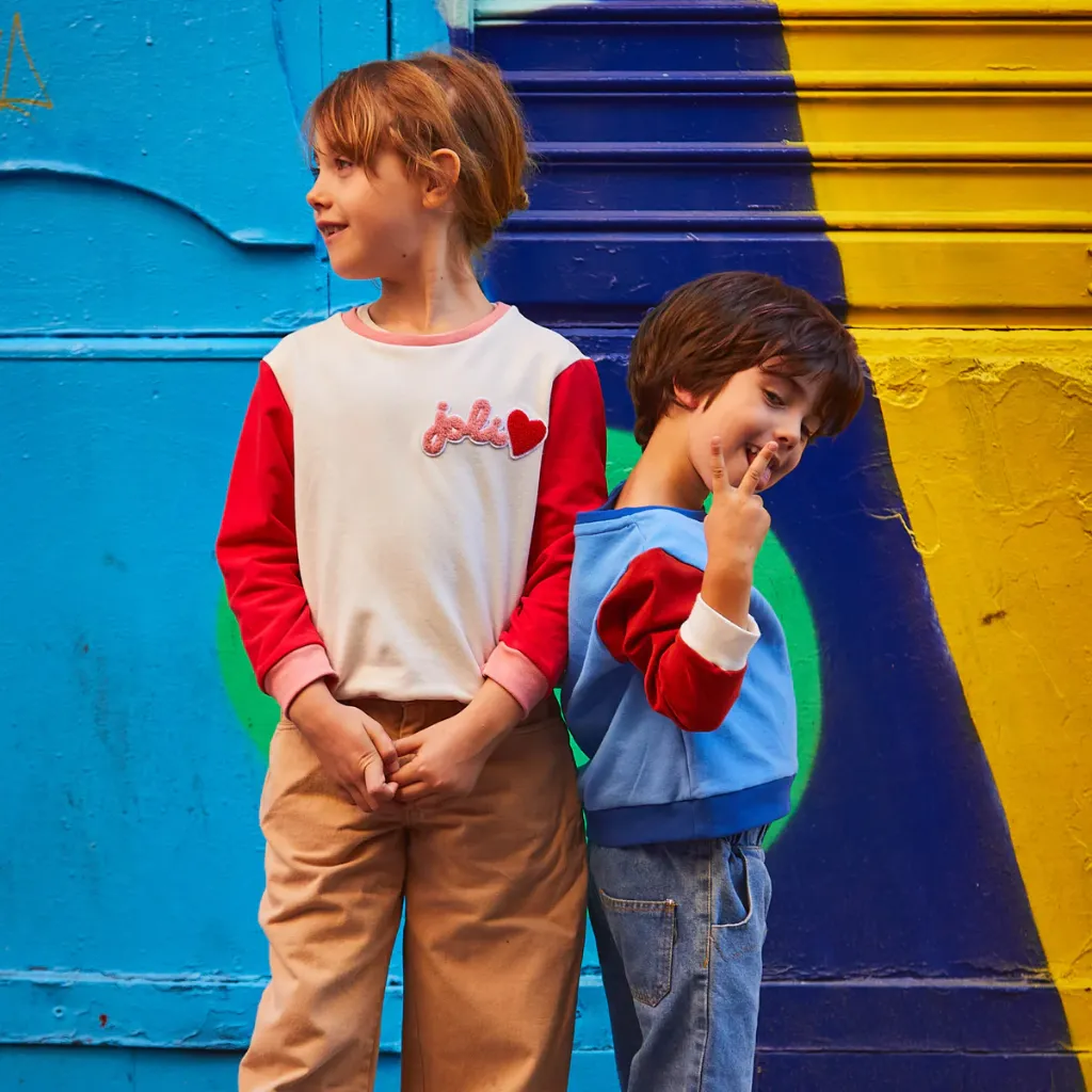 Ikatee - Patron Couture Enfant Sweat Unisexe, Robe Sweat ou Chemise de nuit "Jasmin" du 3 au 12 ans 7.webp