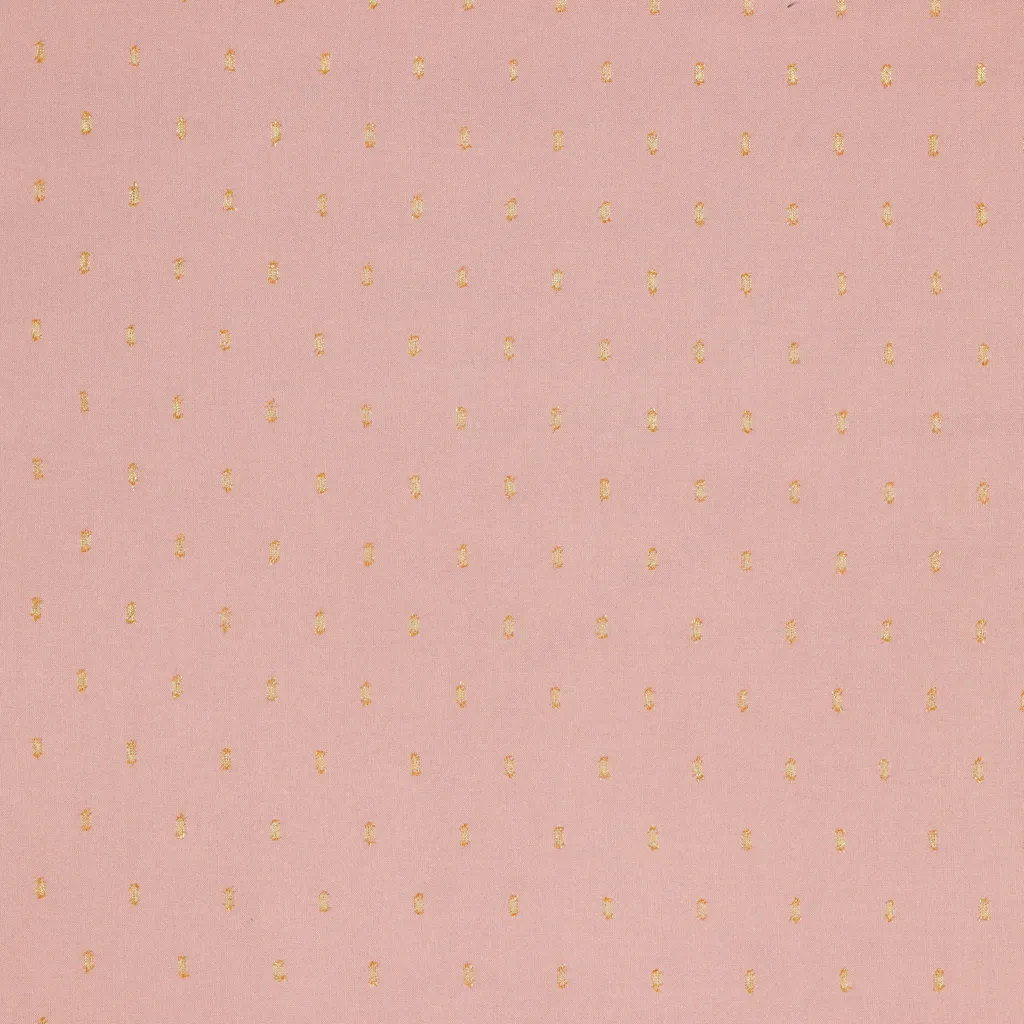 Christine Charles – Kit Couture Robe Eleanora Viscose Plumetis Dorés Couleur Vieux Rose 1.webp