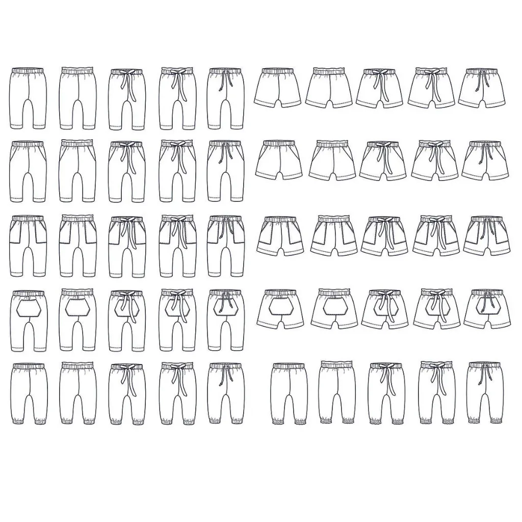 Ikatee - Patron Couture Bébé Pantalon ou Short "New York" du 1 mois au 4 ans 18.webp