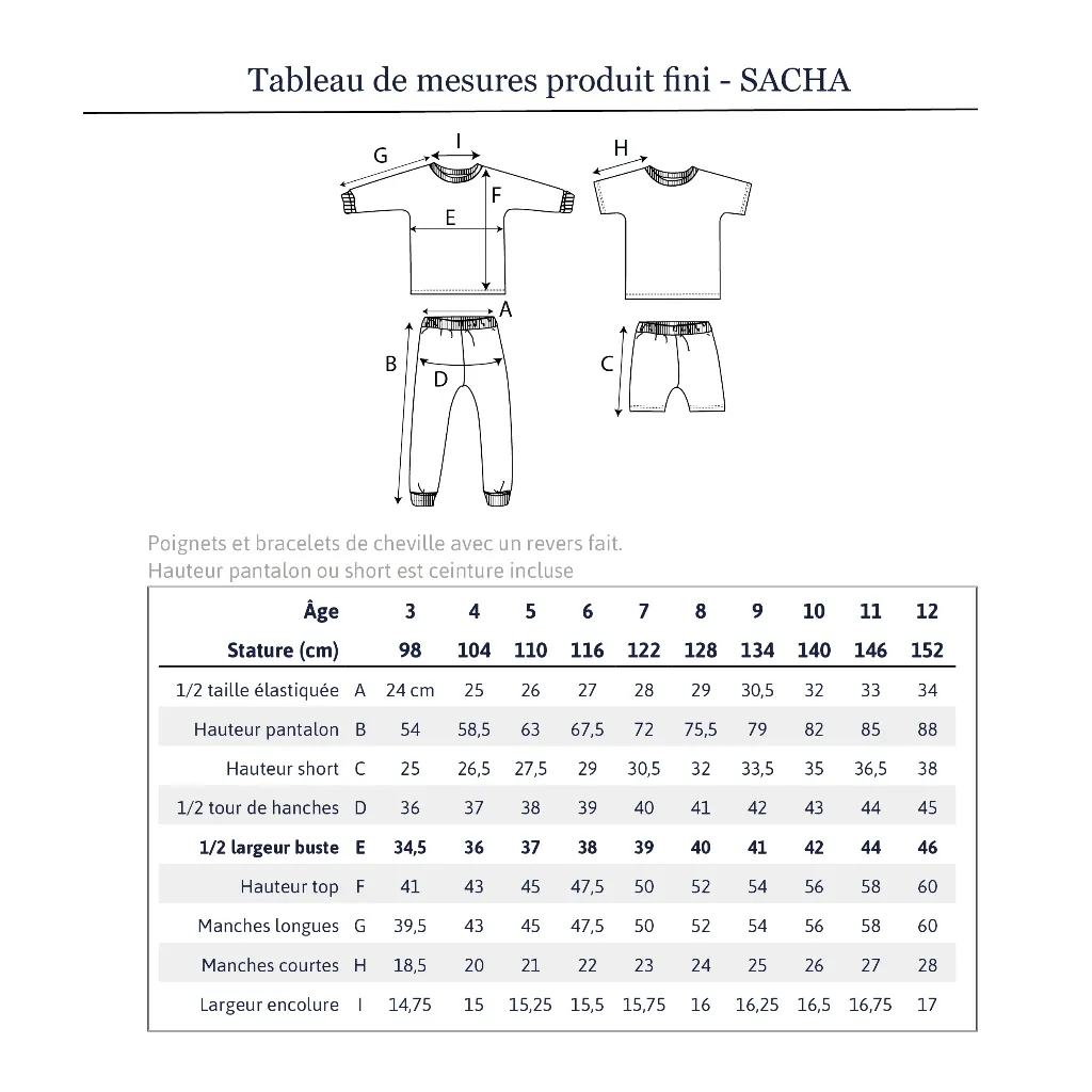 Ikatee - Patron Couture Enfant Pyjama Mixte "Sacha" du 3 au 12 ans 3.webp