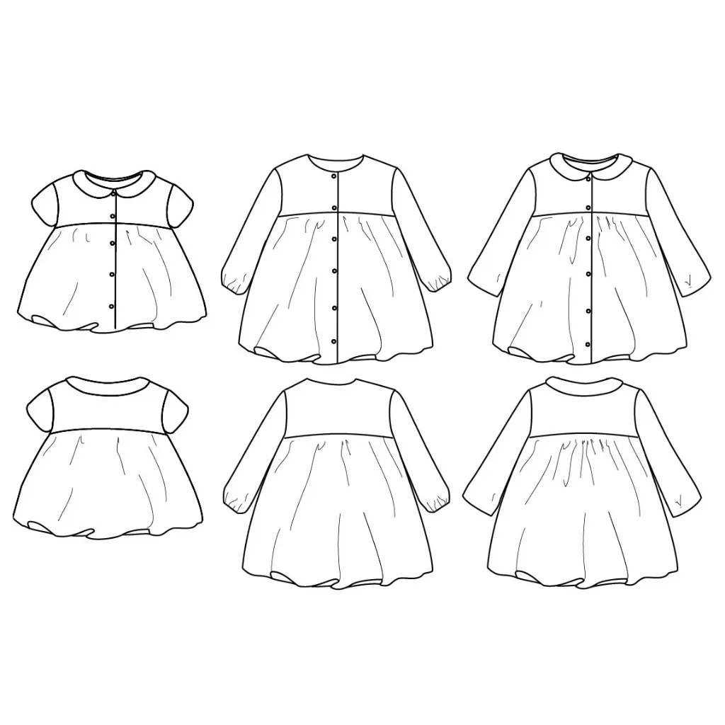 Ikatee - Patron Couture Enfant Blouse et Robe "Stockholm Kids" du 3 au 12 ans 13.webp