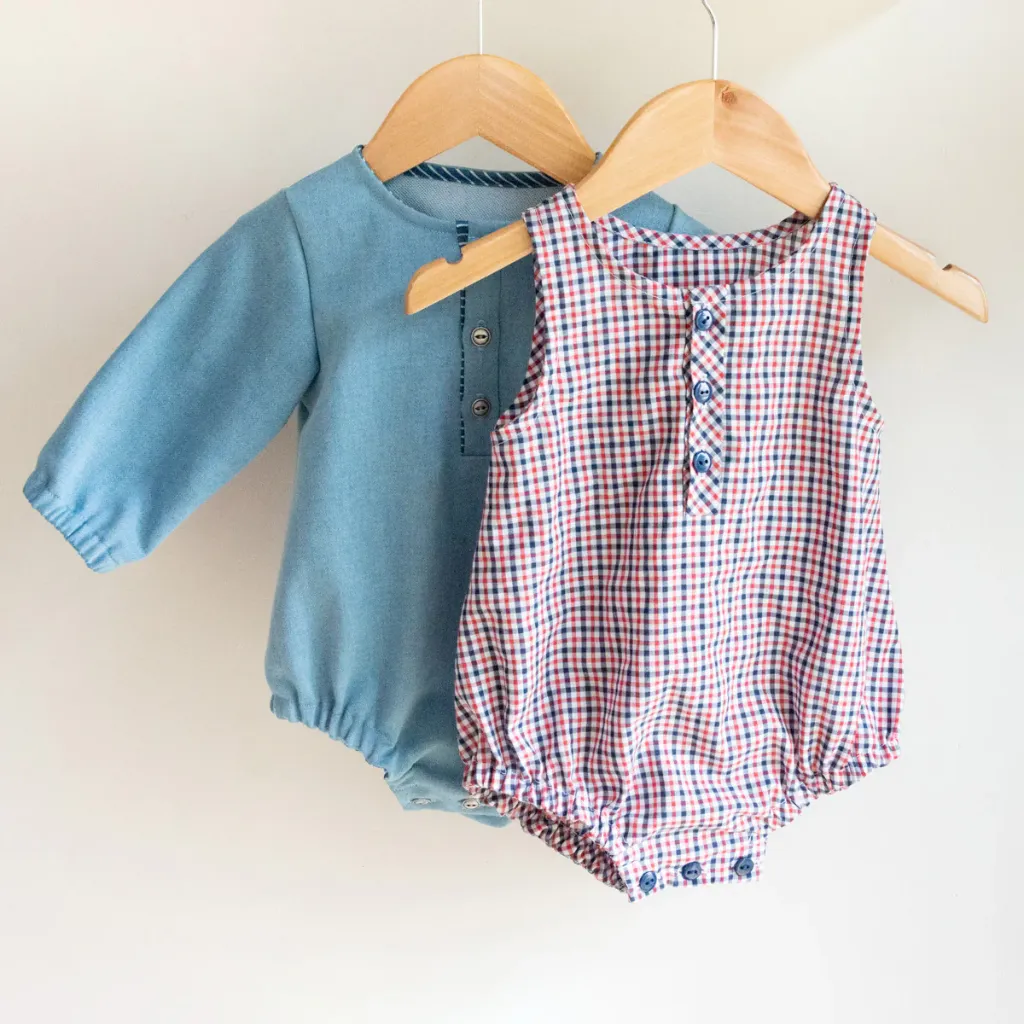 Ikatee - Patron Couture Bébé Barboteuse Mixte "Sydney" du 1 mois au 24 mois 7.webp