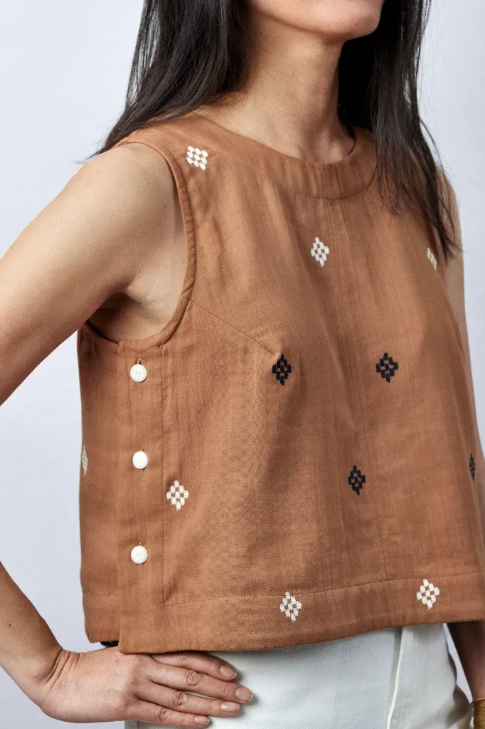 Atelier Brunette "LE Top" – Patron Couture Femme Top Haute Voltige du 34 au 50 4.webp