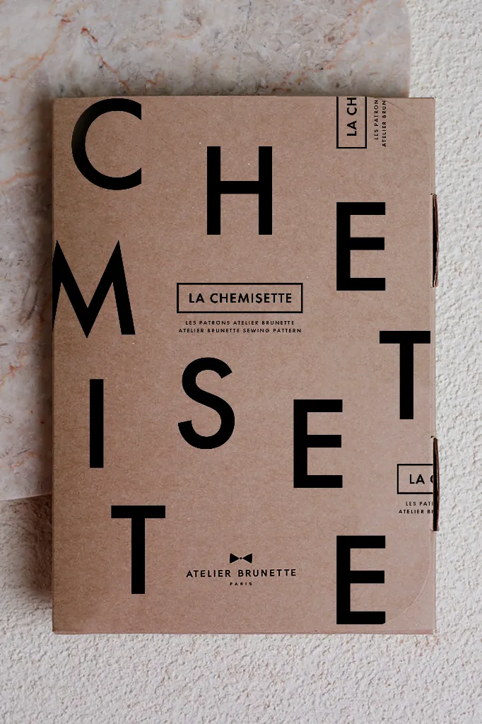 Atelier Brunette "LA Chemisette" – Patron Couture Femme Chemisier du 34 au 50 6.webp