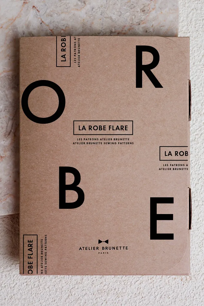 Atelier Brunette "LA Robe Flare" – Patron Couture Femme Robe aux Fronces Empiriques du 34 au 50 6.webp
