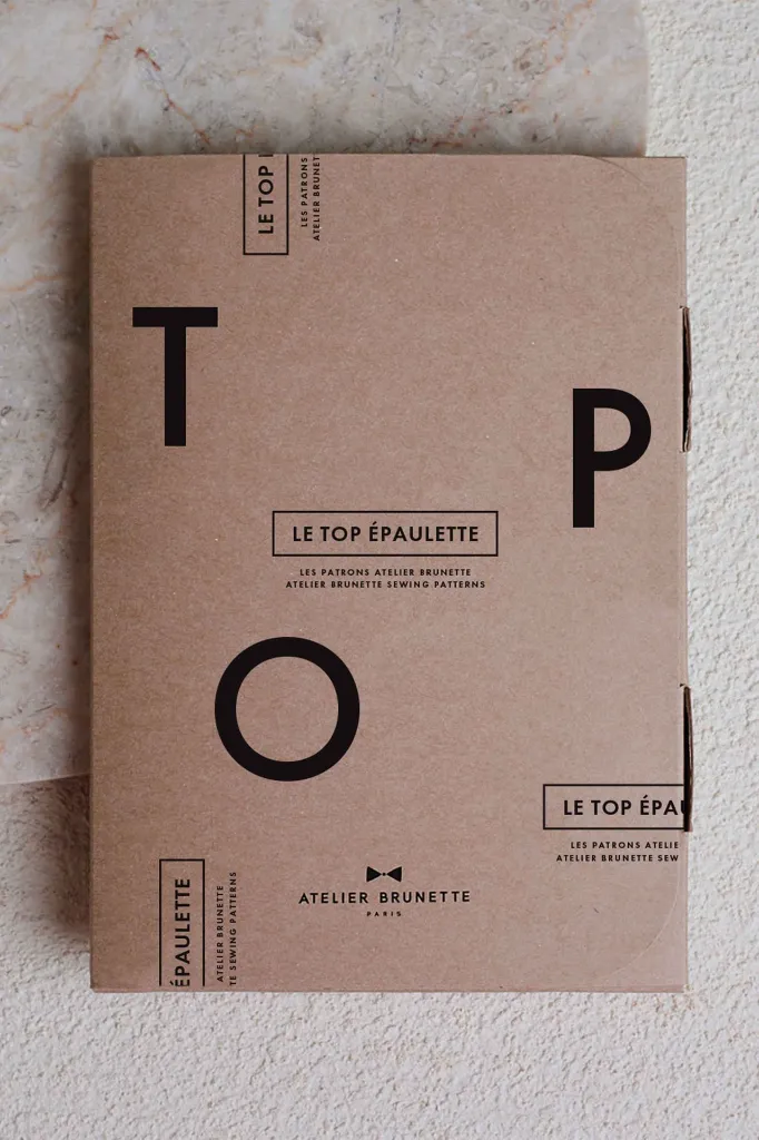 Atelier Brunette "LE Top Epaulette" – Patron Couture Femme Top Manches Raglans Courtes du 34 au 50 5.webp