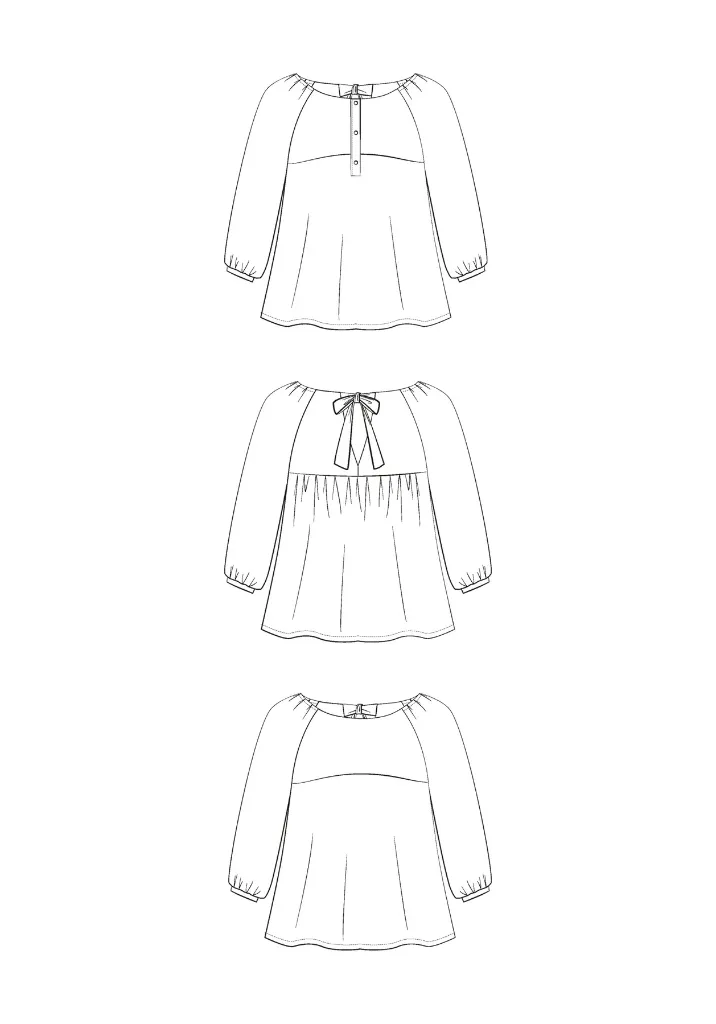 Maison Fauve "Hespéride" - Patron Couture Femme Blouse ou Robe du 34 au 52 34.webp