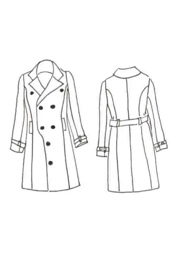 Maison Fauve "Tsar" - Patron Couture Femme Manteau ou Veste du 34 au 52 11.webp