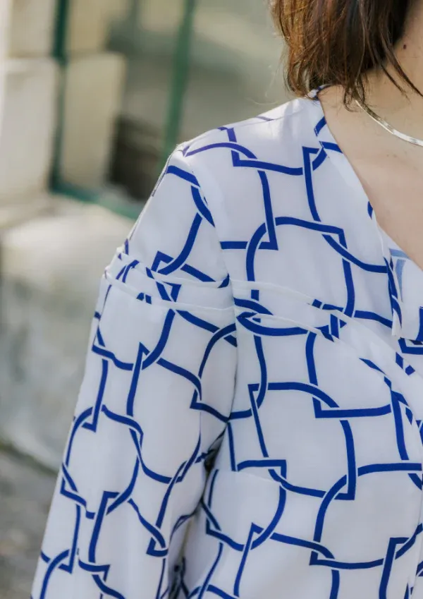 Maison Fauve "Tribeca" - Patron Couture Femme Blouse, Chemisier ou Robe du 34 au 52 5.webp