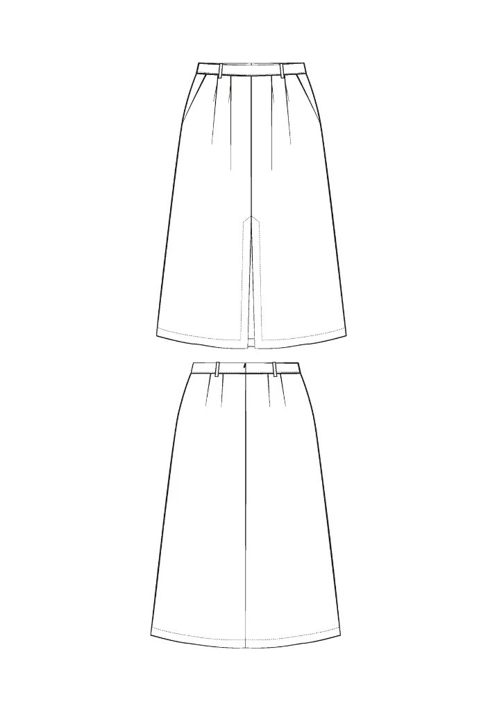 Maison Fauve "Silvana" - Patron Couture Femme Jupe du 34 au 52 18.webp