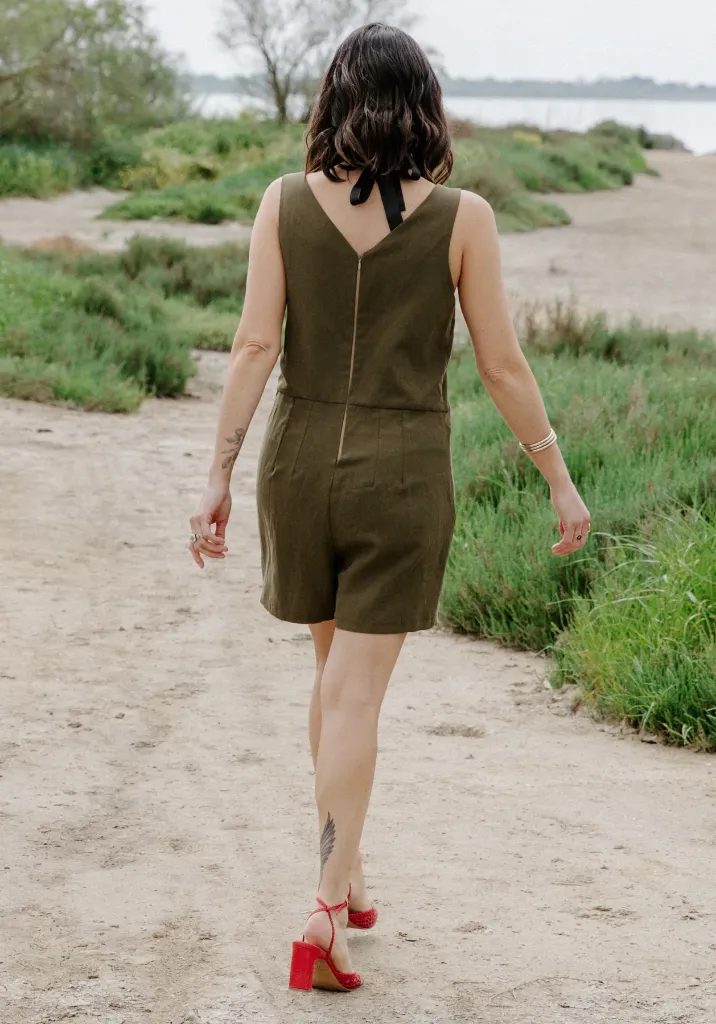 Maison Fauve "Cosmopolitan" - Patron Couture Femme Combshort ou Robe du 34 au 52 13.webp