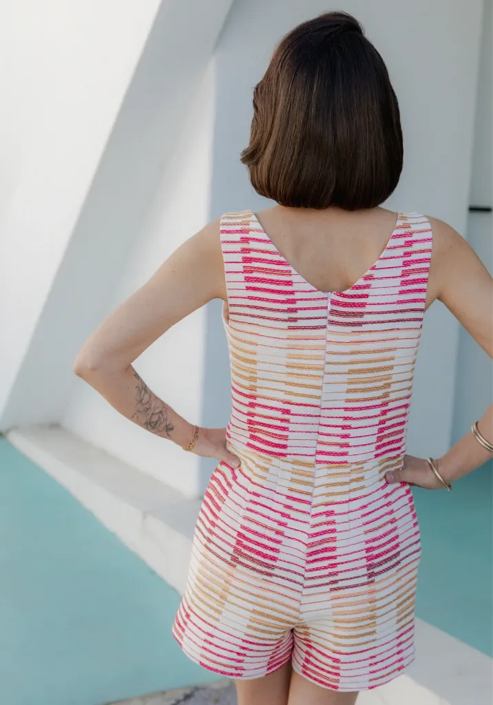 Maison Fauve "Cosmopolitan" - Patron Couture Femme Combshort ou Robe du 34 au 52 5.webp