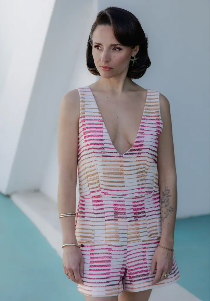 Maison Fauve "Cosmopolitan" - Patron Couture Femme Combshort ou Robe du 34 au 52 6.webp