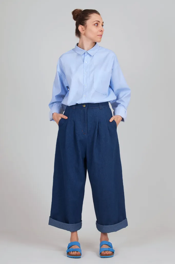 I Am Patterns "Harmonie" – Patron Couture Femme Pantalon, Jupe Culotte ou Short Taille Haute du 36 au 46 2.webp