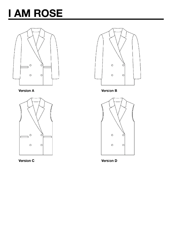 I Am Patterns "Rose" – Patron Couture Femme Veste Tailleur du 36 au 46 2.webp