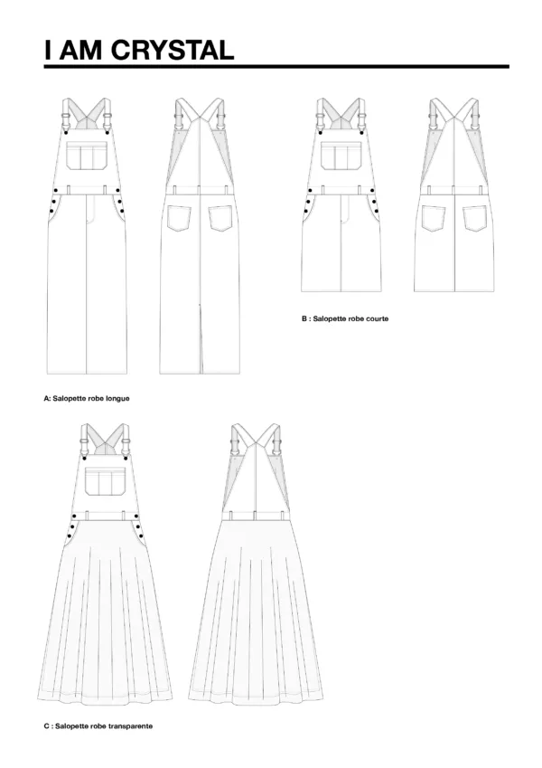 I Am Patterns "Crystal" – Patron Couture Femme Salopette Robe du 36 au 46 1.webp