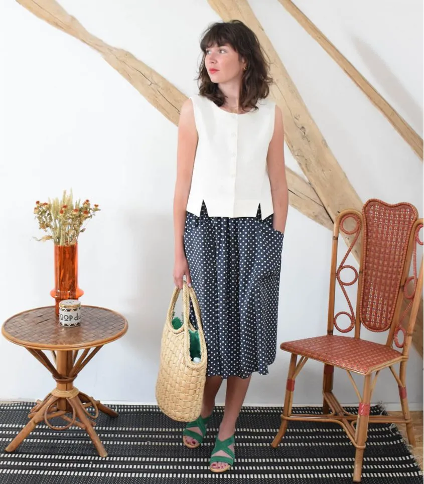 Cousette "Jupette" – Patron Couture Femme Jupe du XS au XXL 14.webp