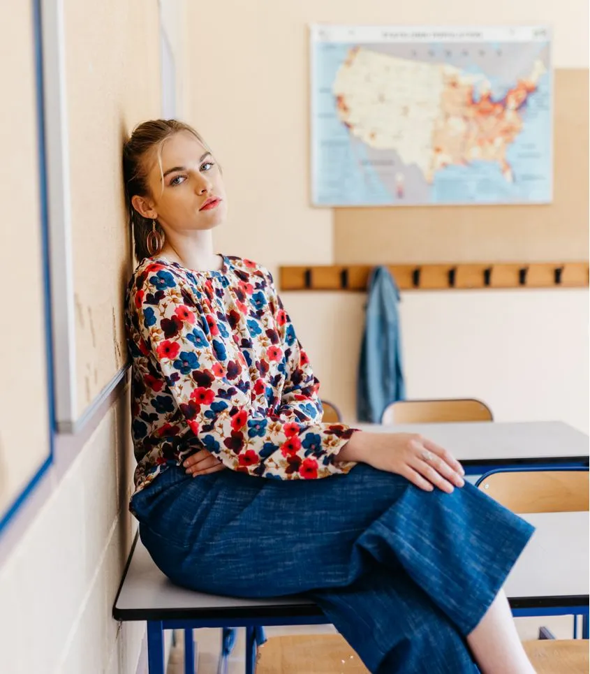 Cousette "Alouette" – Patron Couture Femme Blouse à Manches Raglan du XS au XL 12.webp