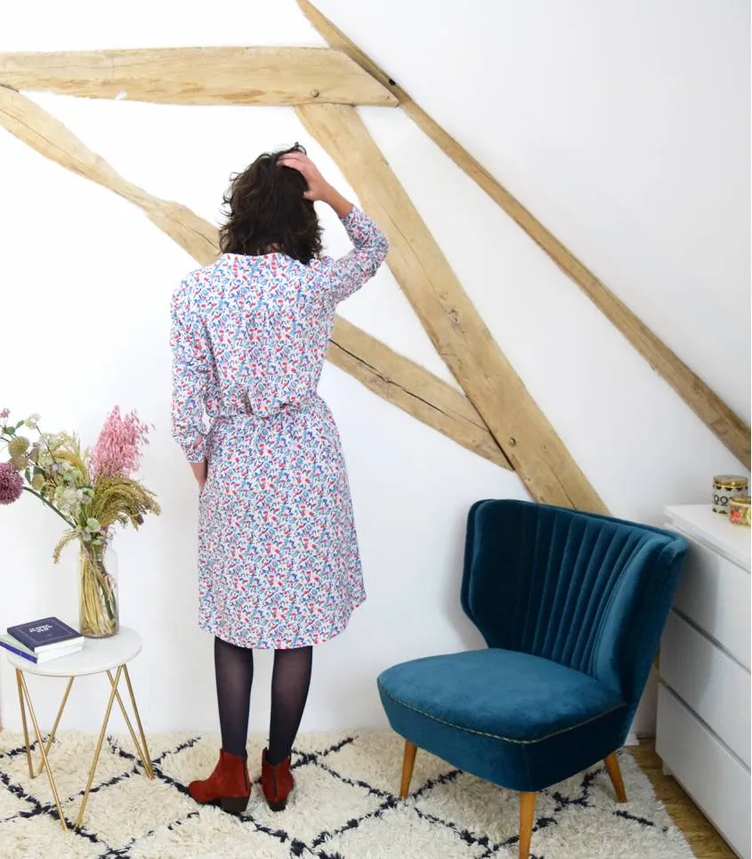 Cousette "Cachette" – Patron Couture Femme Robe ou Chemise du XS au XL 6.webp