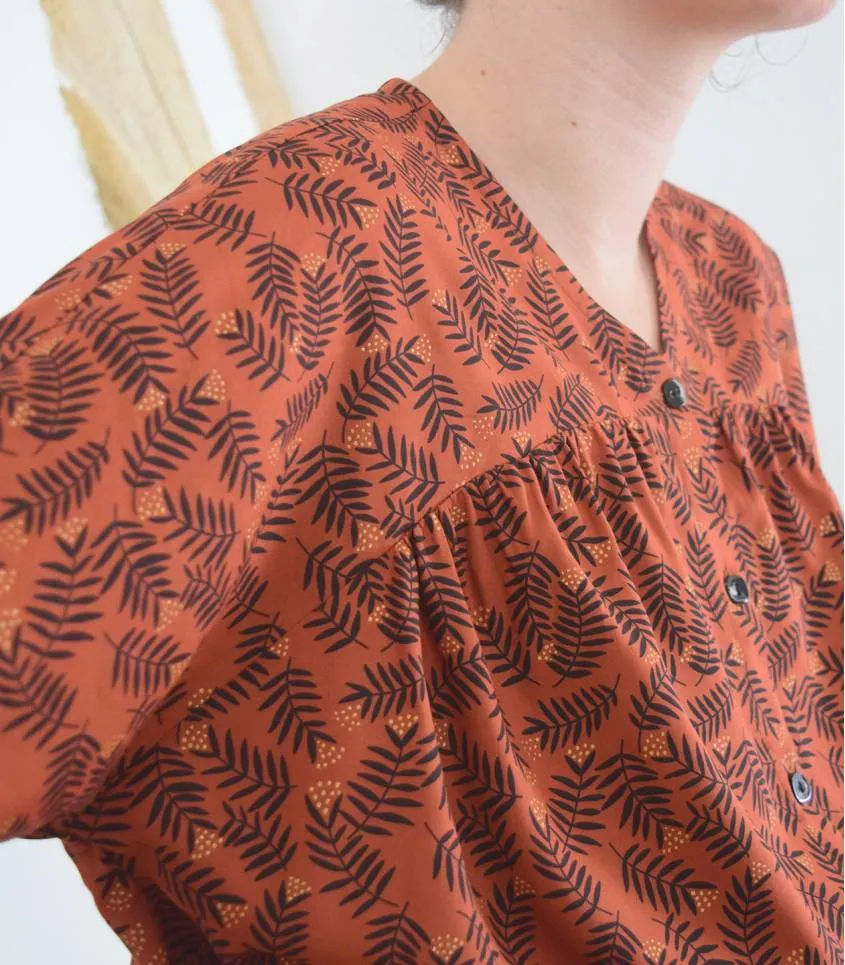 Cousette "Catherinette" – Patron Couture Femme Blouse ou Liquette du XS au XL 12.webp