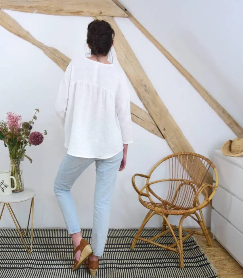 Cousette "Catherinette" – Patron Couture Femme Blouse ou Liquette du XS au XL 9.webp