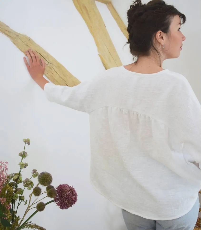 Cousette "Catherinette" – Patron Couture Femme Blouse ou Liquette du XS au XL 8.webp