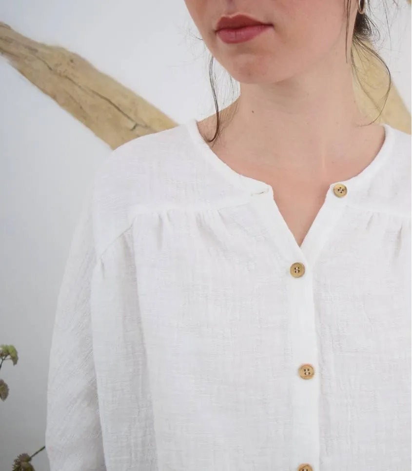 Cousette "Catherinette" – Patron Couture Femme Blouse ou Liquette du XS au XL 11.webp