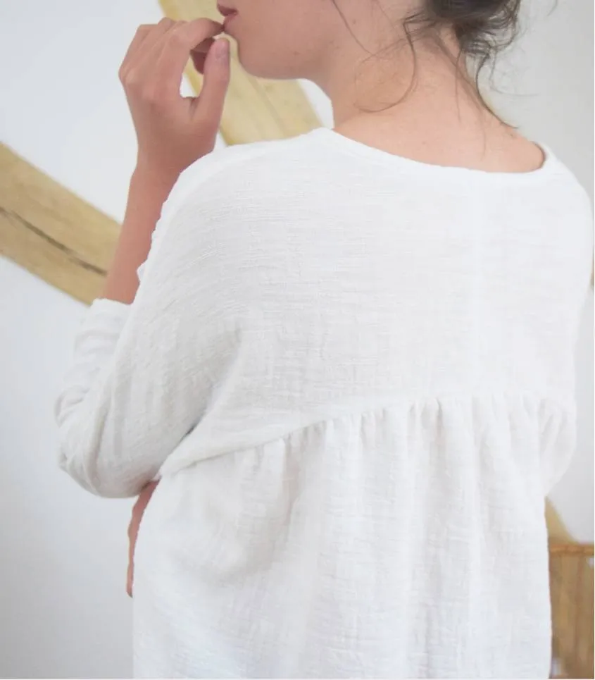 Cousette "Catherinette" – Patron Couture Femme Blouse ou Liquette du XS au XL 10.webp