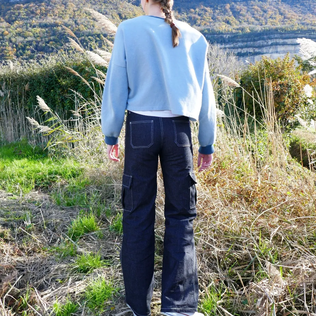 Petits D'om "Django" – Patron Couture Enfant Jean ou Pantalon Cargo du 2 au 16 ans 7.webp