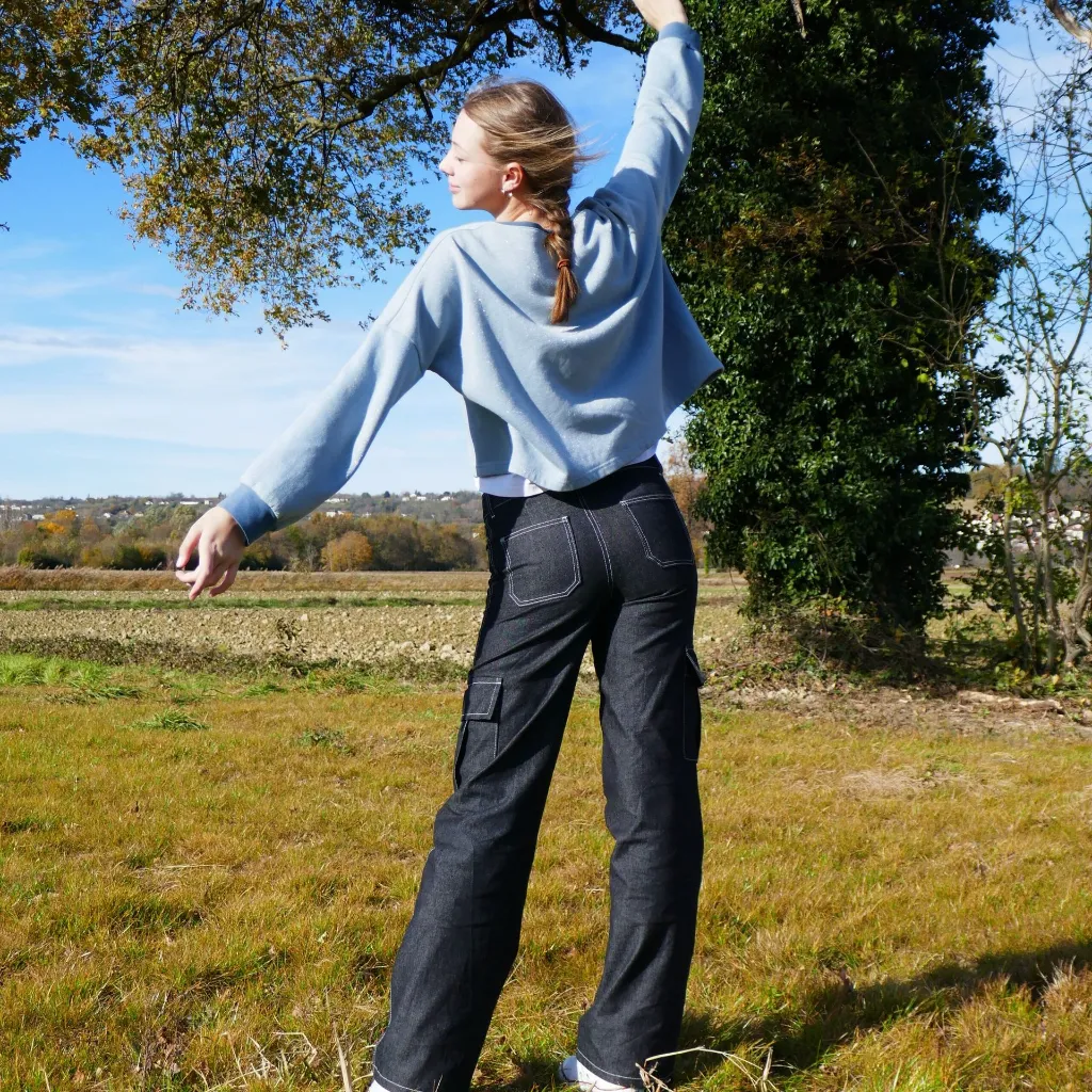 Petits D'om "Django" – Patron Couture Enfant Jean ou Pantalon Cargo du 2 au 16 ans 16.webp