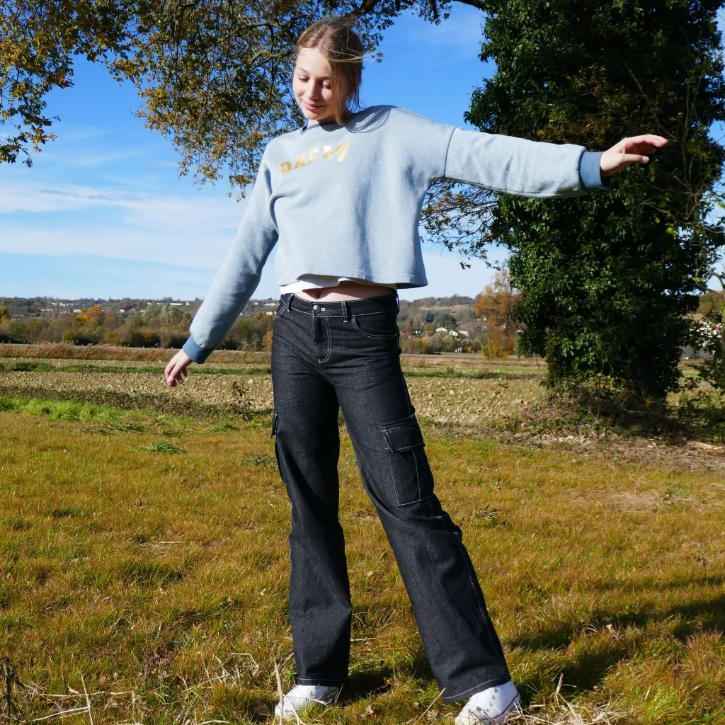 Petits D'om "Django" – Patron Couture Enfant Jean ou Pantalon Cargo du 2 au 16 ans 17.webp