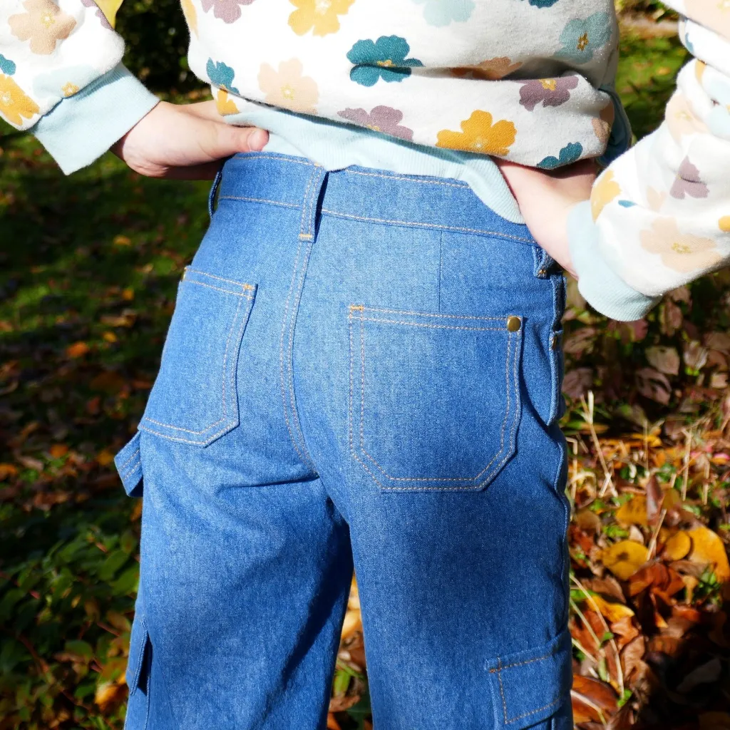Petits D'om "Django" – Patron Couture Enfant Jean ou Pantalon Cargo du 2 au 16 ans 3.webp