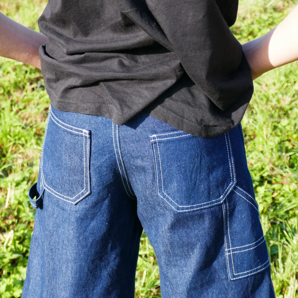 Petits D'om "Buffalo" – Patron Couture Enfant Jean, Bermuda ou Pantalon Cargo du 2 au 16 ans 1.webp