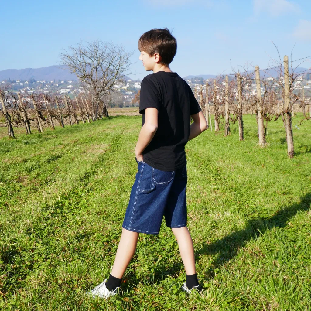 Petits D'om "Buffalo" – Patron Couture Enfant Jean, Bermuda ou Pantalon Cargo du 2 au 16 ans 5.webp