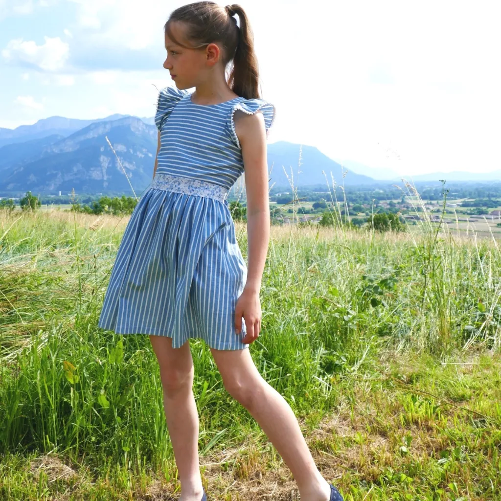 Petits D'om "Rosea" – Patron Couture Enfant Top ou Robe du 2 au 16 ans 9.webp