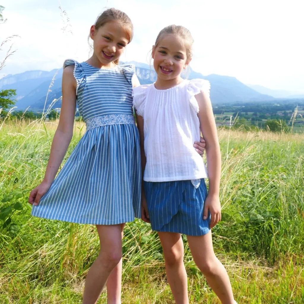 Petits D'om "Rosea" – Patron Couture Enfant Top ou Robe du 2 au 16 ans 15.webp