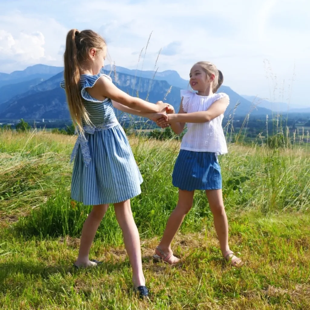 Petits D'om "Rosea" – Patron Couture Enfant Top ou Robe du 2 au 16 ans 1.webp