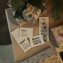 Ikatée - Duo des Étiquettes Imprimés "Flower lover club".webp