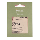 Ikatée - Duo des Étiquettes Imprimés "Grand Coeur".webp