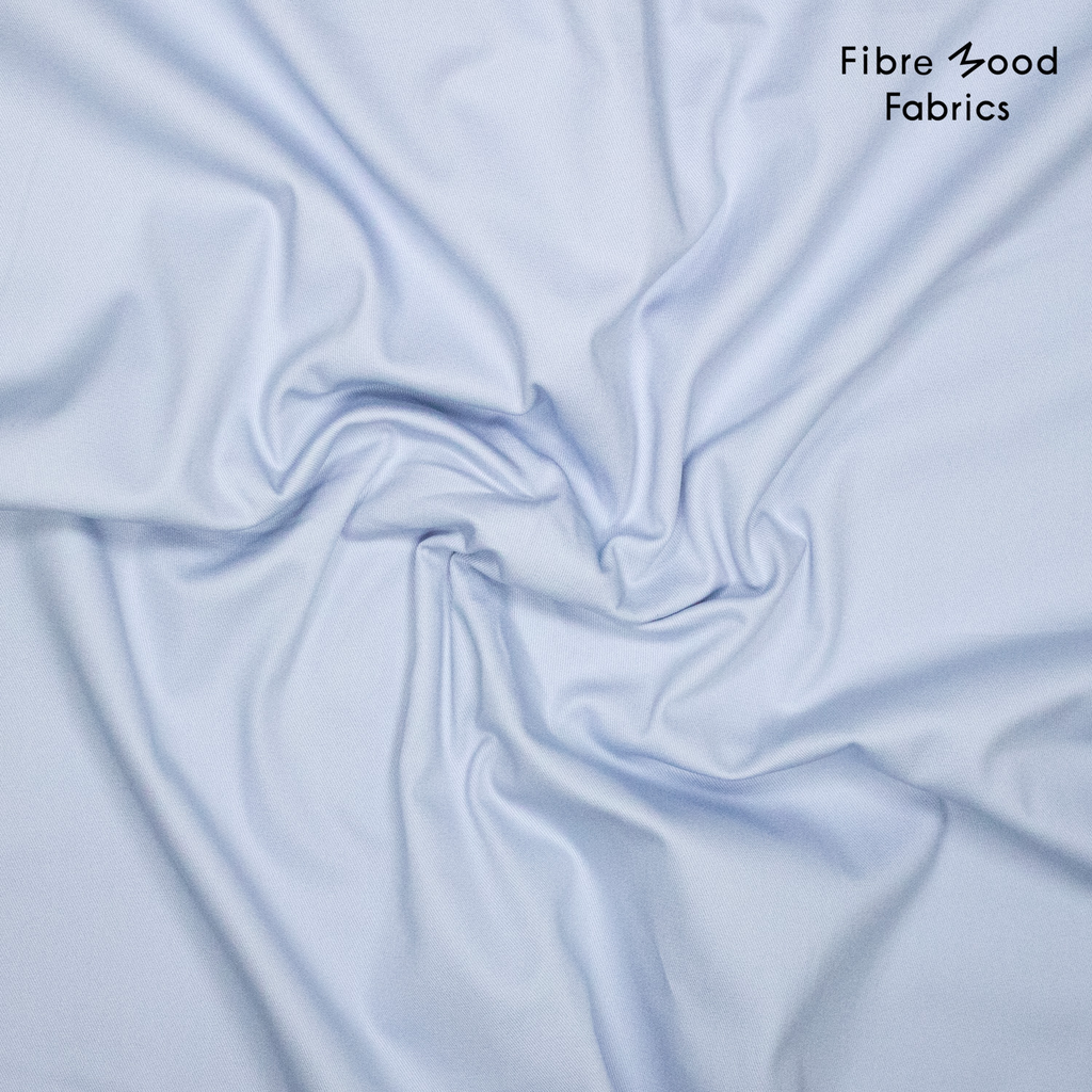 Fibre Mood - Tissu Sergé de Coton Uni Bleu Clair Jacoba.webp