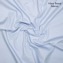 Fibre Mood - Tissu Sergé de Coton Uni Bleu Clair Jacoba.webp