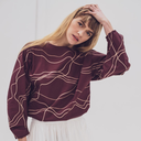 Fibre Mood - Tissu Popeline de Coton Imprimé Lignes "Sanna".webp