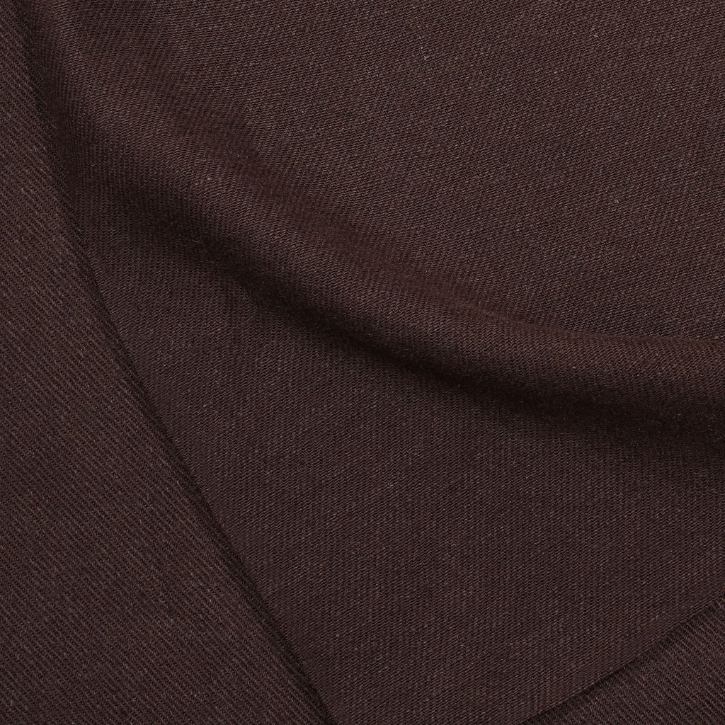 Atelier Brunette - Tissy Twill Lin Viscose Uni Oat Chocolate 2.webp