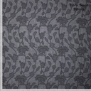 Fibre Mood – Tissu Coton Rebrodé Fleurs « Samira » Uni Noir  .webp