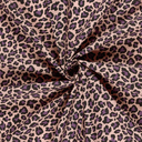 Sélection Coup de coudre - Popeline de Coton Imprimé Léopard Violet et Rose  4.webp